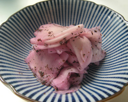 ずぼら主婦の簡単料理 『大根のゆかり漬け』簡単料理 作ってみた♪