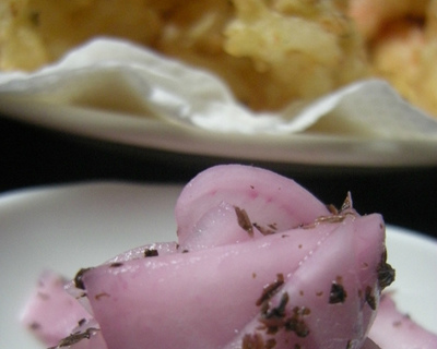 ずぼら主婦の簡単料理 『大根のゆかり漬け』簡単料理 作ってみた♪