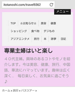 Stinger カスタマイズ スマートフォン トップ 表示 about