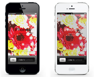 iPhone ハメコミ画像 壁紙 花 サンプル