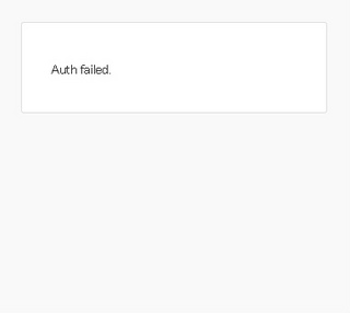 WordPress　ログイン　Auth failed.