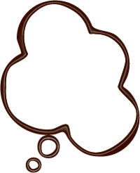 バレンタイン素材 チョコペン吹き出し 50